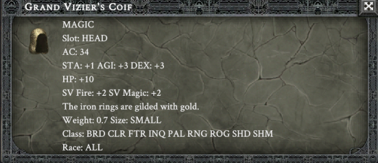 GRAND VIZIER'S COIF item card